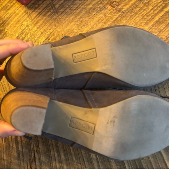 Women’s Suede Heeled Booties - Picture 7 of 8